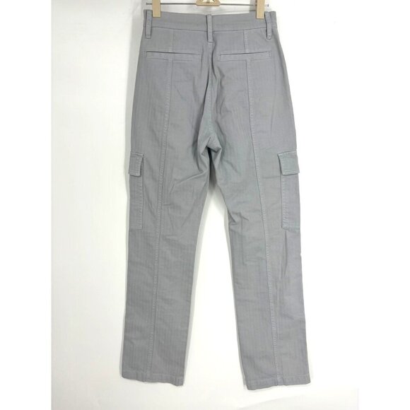 NWOT Madewell The Garment-Dyed '90s Straight Cargo Pant in Solstice Gray 23 - Picture 4 of 4
